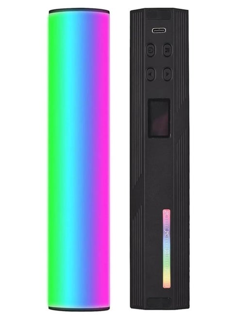 W200 Handheld RGB Light Wand Video LED Lighting Handheld Light Photography Light Vlog w Magnetic CRI95+ 2500K-9000K Built-in Battery 3000mAh Compatible with Vlogging YouTube Living