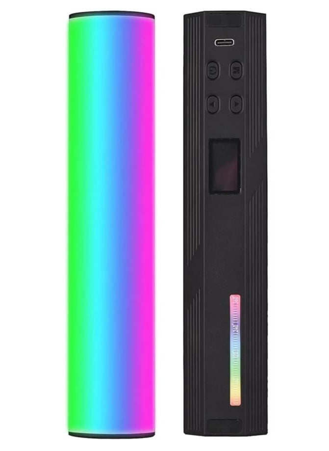 Generic W200 Handheld RGB Light Wand Video LED Lighting Handheld Light Photography Light Vlog w Magnetic CRI95+ 2500K-9000K Built-in Battery 3000mAh Compatible with Vlogging YouTube Living  - Image 1