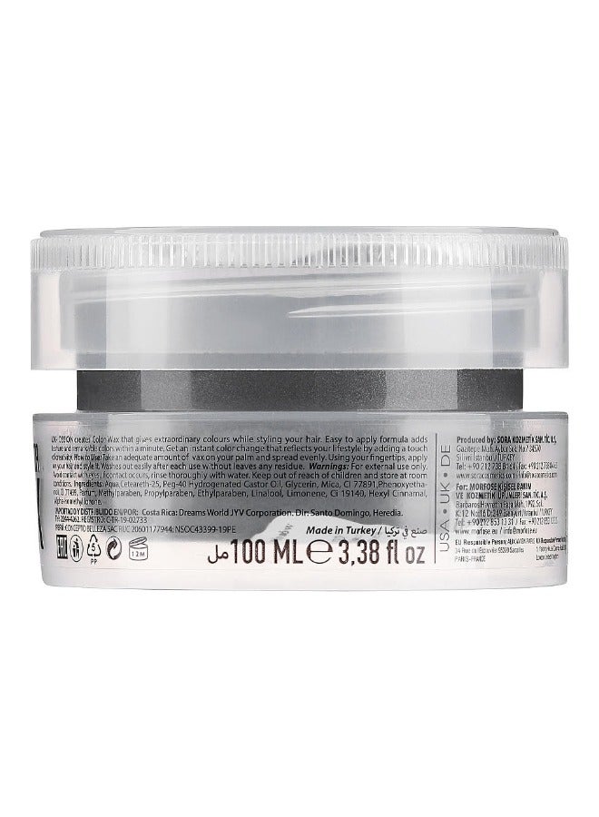 MORFOSE Morfise Ossion Hair Color Wax 100ml - Black Styling, Strong Hold, Matte Finish, Easy Wash Out - Image 2
