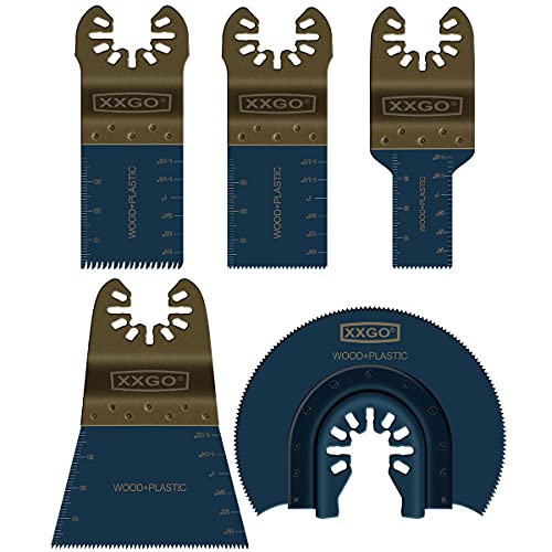 XXGO 120 Pcs Oscillating Multitool Blades Accessories Kits Compatible with Bosch, Chicago, Craftsman, Dremel, Fein, Harbor Freight, Milwaukee, Porter Cable, Ridgid, Ryobi, Rockwell XG1201 - Image 3