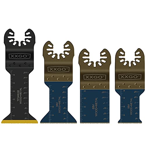 XXGO 120 Pcs Oscillating Multitool Blades Accessories Kits Compatible with Bosch, Chicago, Craftsman, Dremel, Fein, Harbor Freight, Milwaukee, Porter Cable, Ridgid, Ryobi, Rockwell XG1201 - Image 2