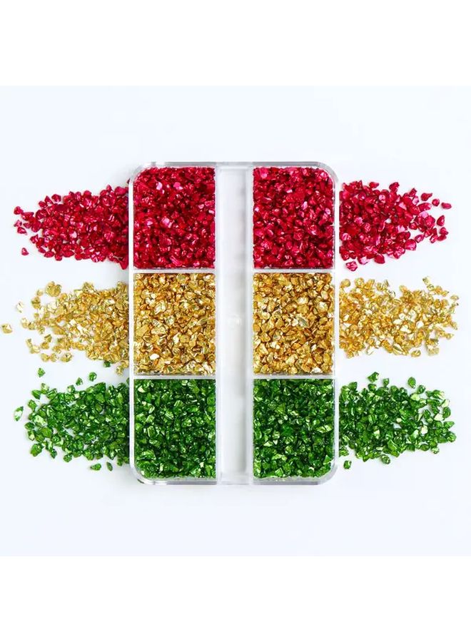 Mixed Color Broken Glass Stones For Jewelry Making And Resin Crafts - Image 1