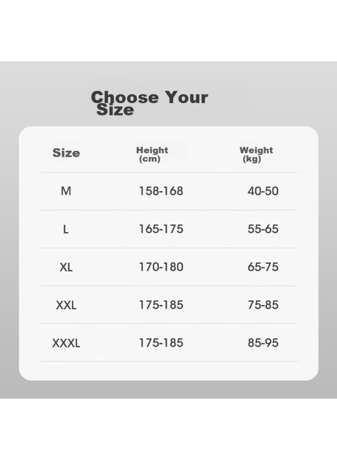 Keep Men's Long-sleeve Swimsuit, Quick-drying, Anti-embarrassment, Professional Hot Spring Surfing Suit, Swimming Gear, Black, XL - Image 4