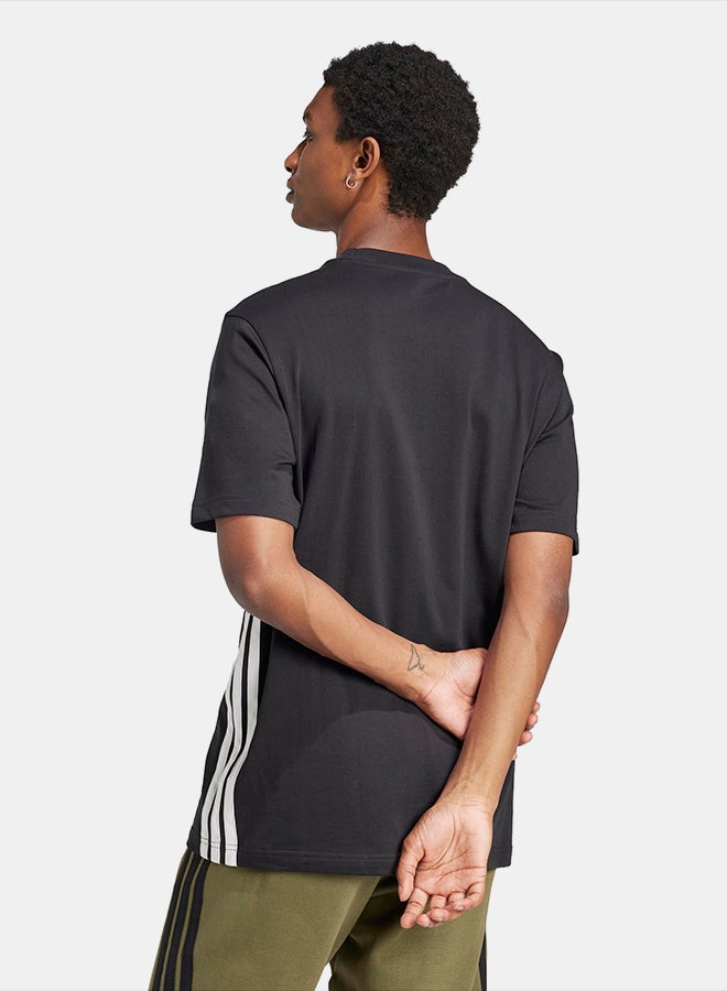 Adidas Essentials 3-Stripes Single Jersey T-Shirt - Image 2