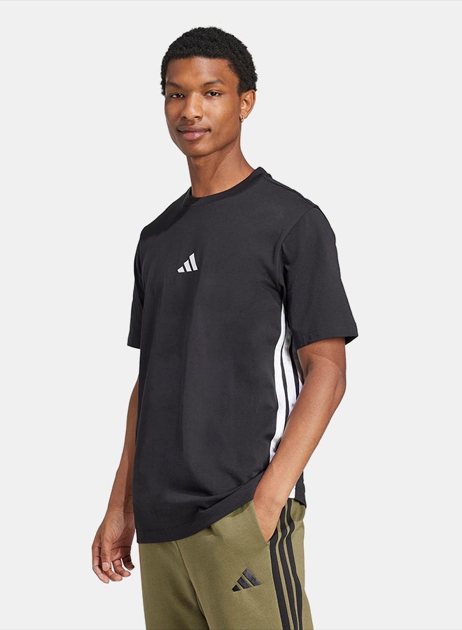 Adidas Essentials 3-Stripes Single Jersey T-Shirt - Image 1