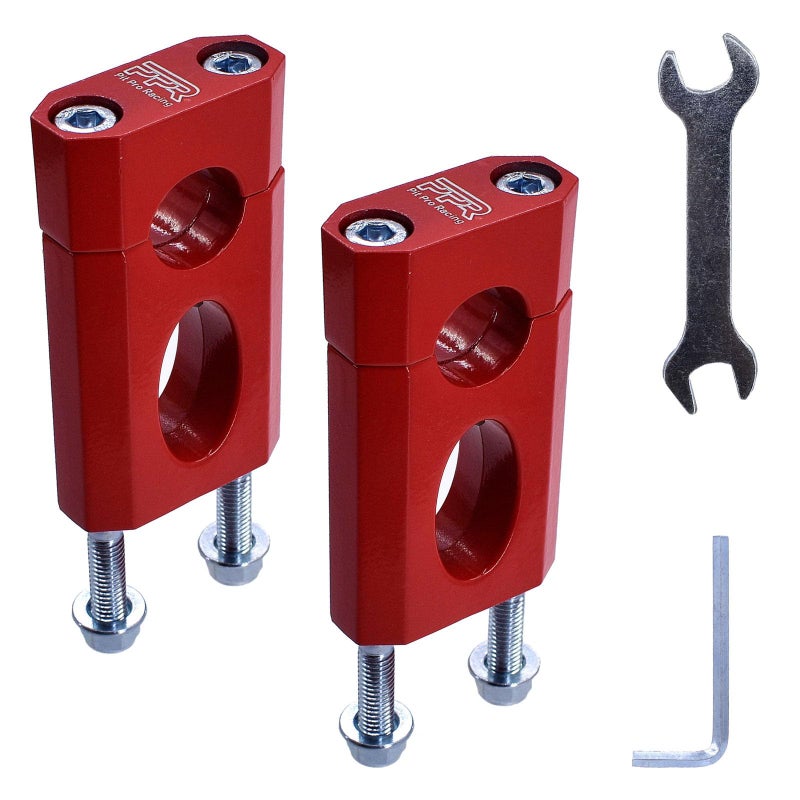 PPR PIT PRO RACING Handlebar Risers 78 22 mm Handlebar Mount Clamp Risers Replacement for BT200X CT200UEX MB200 50125cc XRCRF Dirt Pit Bike Red - Image 3