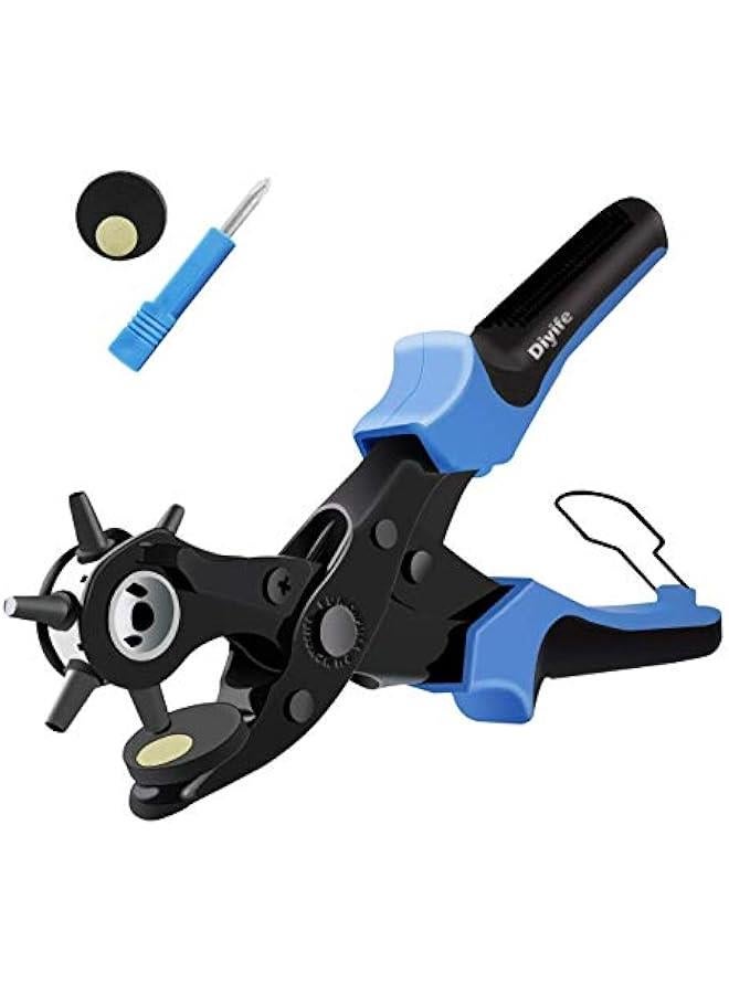 بي دبليو اس جاي اداة ثق الجلد لثق الاحزمة  خرامة ومسطرة قياس  اداة قطع وازالة لثق الجلود والاحزمة والمطاط واللاستيك الخ - Image 1