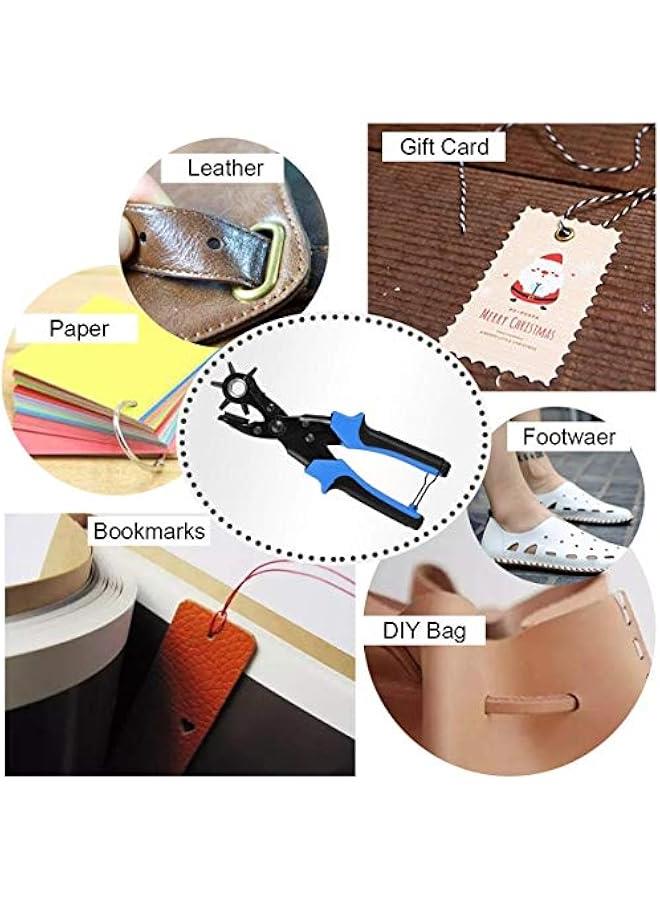 بي دبليو اس جاي اداة ثق الجلد لثق الاحزمة  خرامة ومسطرة قياس  اداة قطع وازالة لثق الجلود والاحزمة والمطاط واللاستيك الخ - Image 5