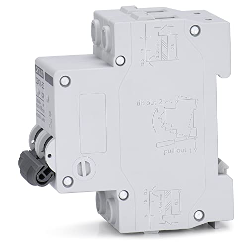Chtaixi AC Miniature Circuit Breaker, 32 Amp 120V/240V 2 Pole DIN Rail Mount Circuit Breaker, Thermal Magnetic Trip, Solar AC Disconnect Switch MCB C32 - Image 2