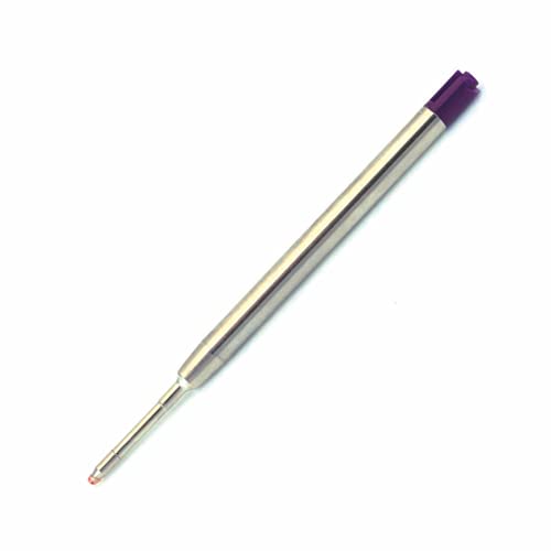 Monteverde Ballpoint Refill to Fit Parker Ballpoint Pens, Medium Point, Soft Roll, Purple, 2 per Pack (P132PL) - Image 1