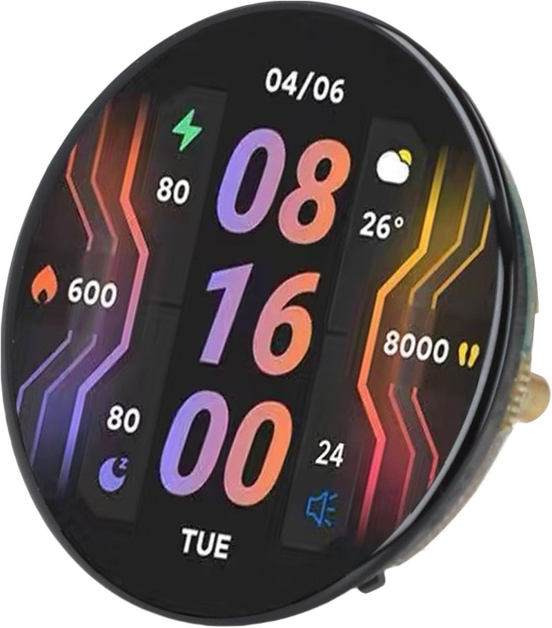 لوحة عرض LCD تعمل باللمس عامة الاستخدام مناسبة لـ -S3R8، عرض متعدد الاستخدامات، مثالية لمشاريع الهواة (DIY)، شاشة دائرية بحجم 1.46 بوصة - Image 3