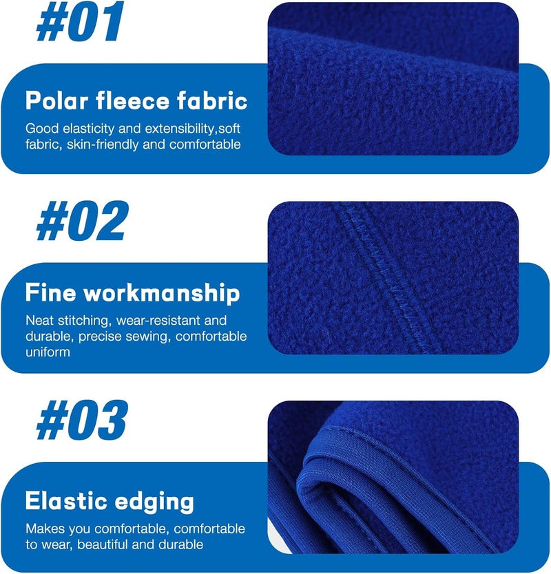Komake Ear Warmers Headband, Fleece Earmuffs Running Headband Winter Ear Covers Moisture Wicking Ski Sport Headband for Men & Women (19.2 inches, One Size, Cycling) - Image 3