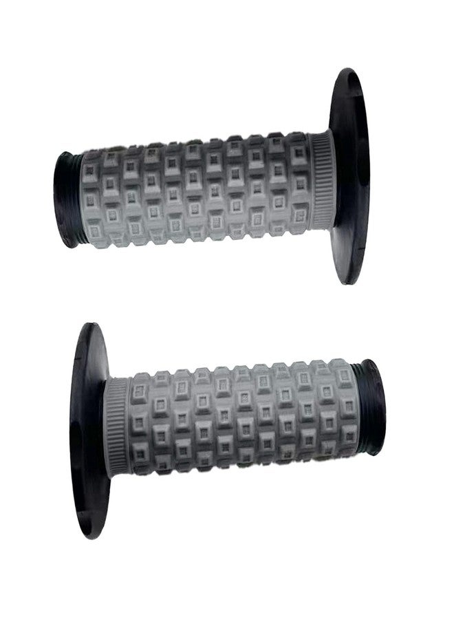 HJSIUTV Universal 7/8 Inch Motorcycle Hand Grips Cover Protectors Dirt Bike Throttle Bar Grip Compatible with Kawasaki KX60 KX125 KX250F Suzuki DRZ125L DR650 YZ250F WR250R TTR110 CR80R CRF150R (Gary) - Image 4