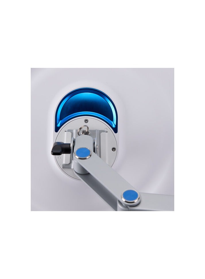 أبتشر حامل مشبك المكتب Aputure Amaran لطراز Verge وVerge Max (فضي) – حامل متين قابل للتعديل لأضواء الفيديو والشاشات - Image 3