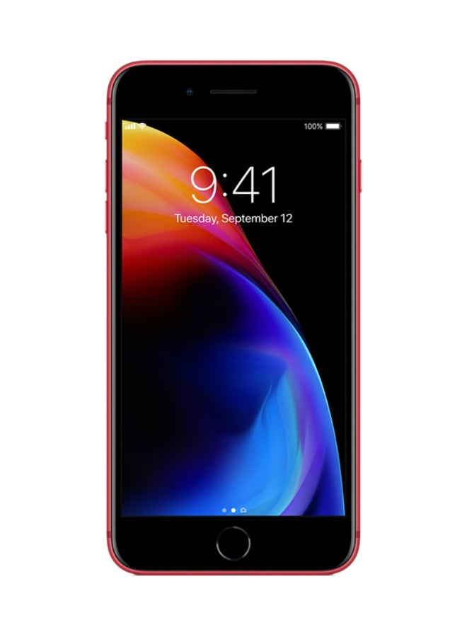 ابل  مُجدد - آيفون 8 بخاصية فيس تايم  بلون أحمر وذاكرة سعة 64 جيجابايت يدعم تقنية 4G LTE - Image 2