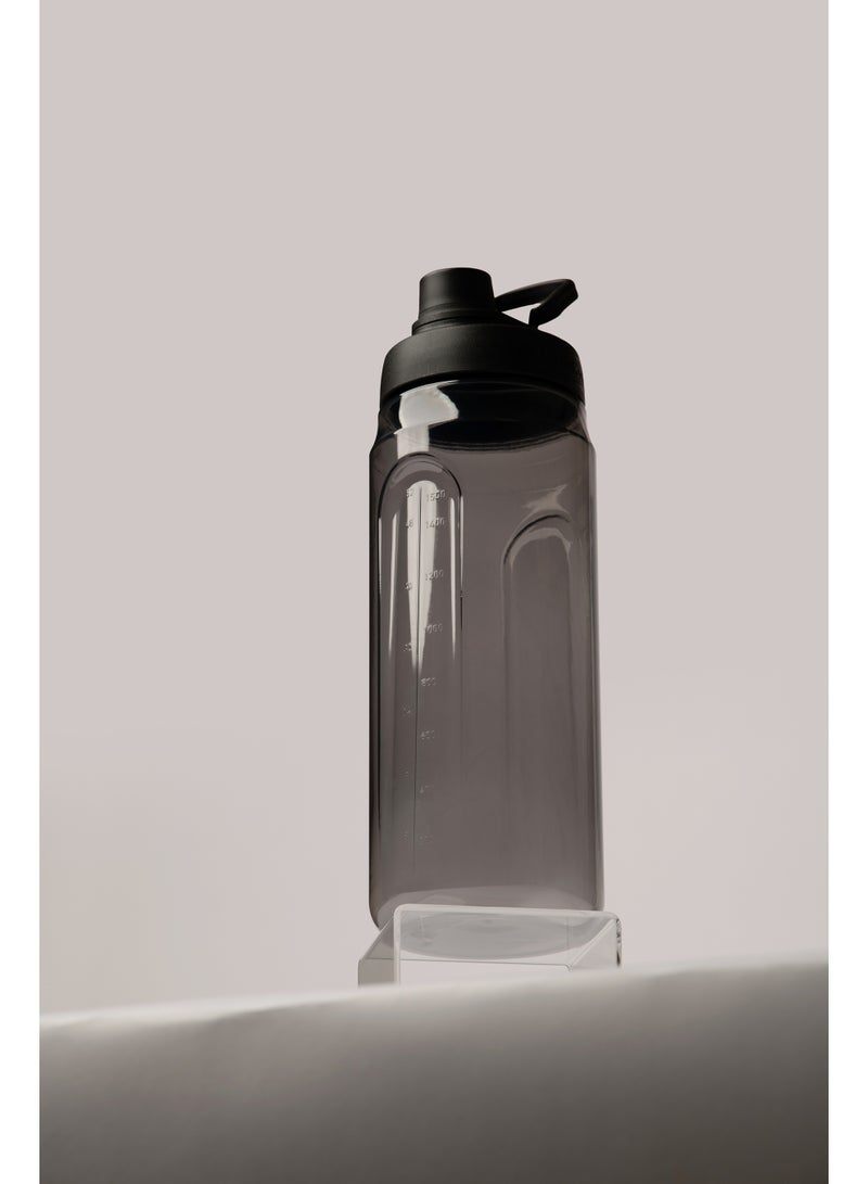 LocknLock Active 2L Black Water Bottle - Durable, Easy Grip, Leak-Proof with Hidden Finger Loop - Image 3