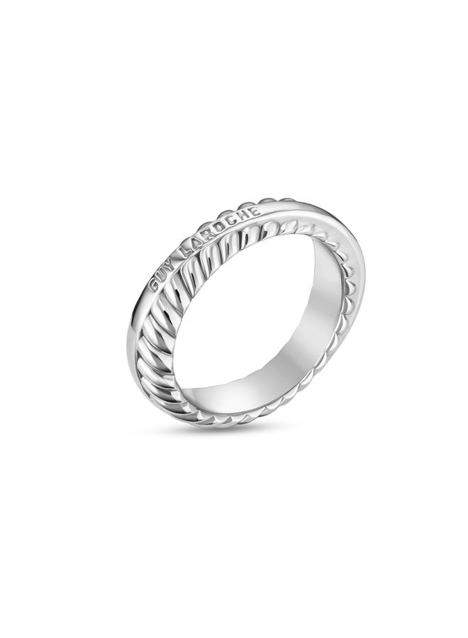 Guy Laroche William Silver Stainless Steel Ring for Men 62mm - Image 2