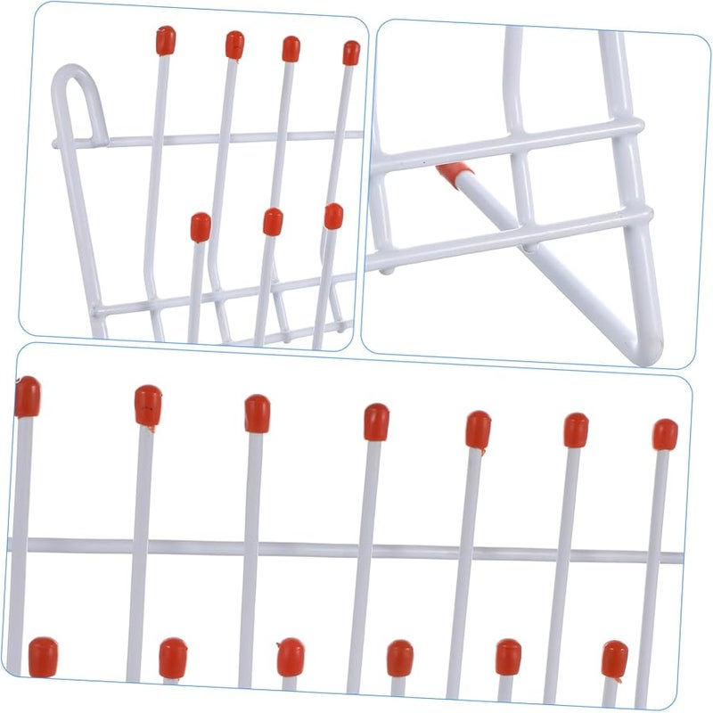 Wall Mounted Detachable Pegs Laboratory Drying Rack for Test Tubes and Utensils - Image 4