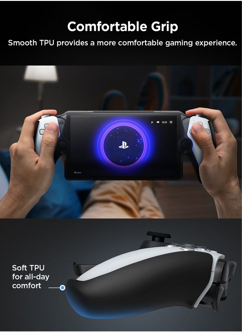 غطاء حماية رفيع مناسب لجهاز Playstation Portal Remote Player - أسود