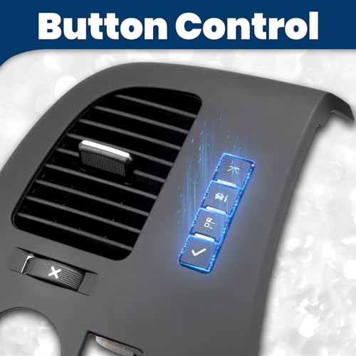 Hsbang Driver Information Center Control Panel Air Vent Compatible with 2007-2013 Silverado Sierra 19159438 - Image 4