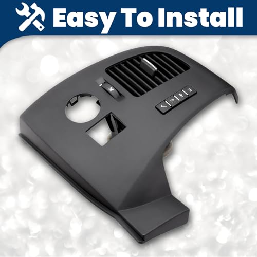 Hsbang Driver Information Center Control Panel Air Vent Compatible with 2007-2013 Silverado Sierra 19159438 - Image 5