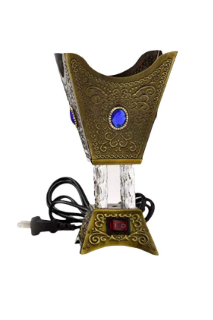 مبخرة كهربائية كبيرة رباعية الفص – اللون  زيتى - Image 1