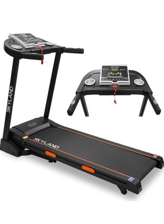 Foldable Electric Treadmill for Home Use with Bluetooth Speaker, LCD Display, 12 Preset Programs, Fitshow APP image 6