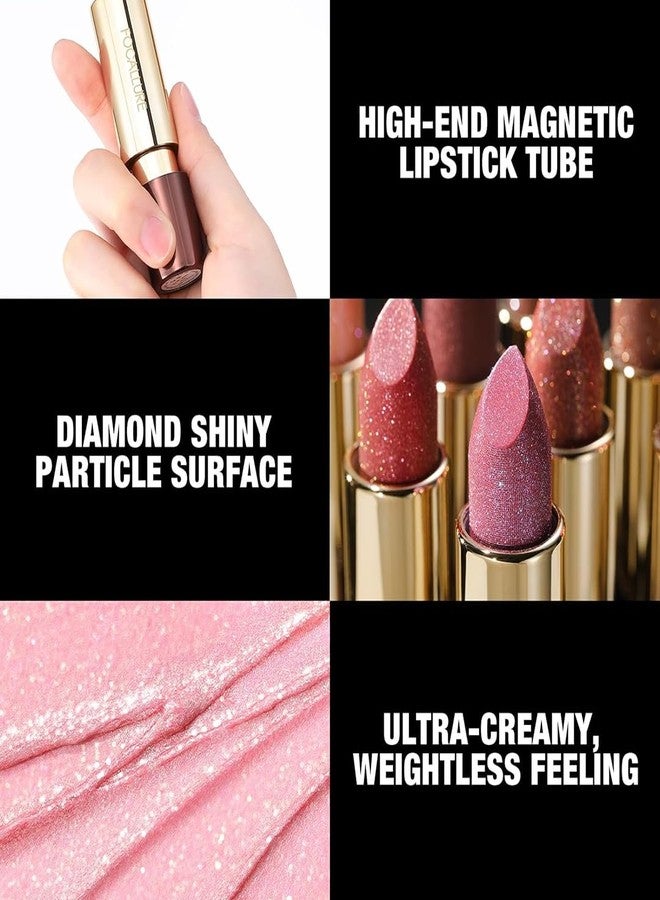 Focallure Glisten Opal Hydrating Lip Balm - Shimmer Finish, Hydrating Lip Balm, Creamy Texture, Nourishing Ingredients, easy to apply, 3.5gm (One Bite) - Image 1
