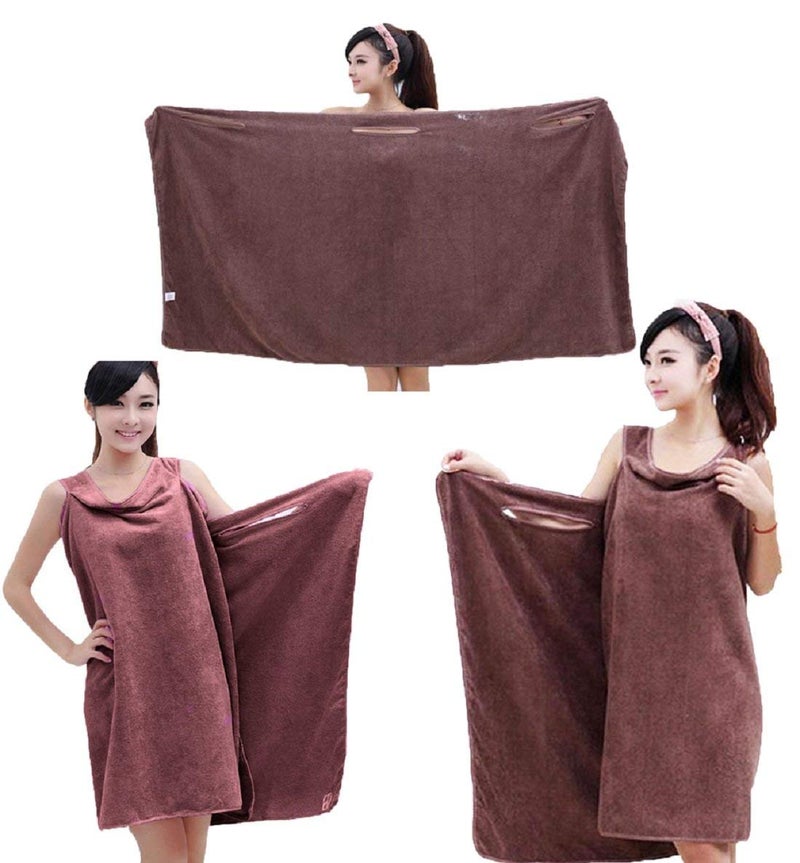 myzon Women's Microfiber Magic Bath Soft Wearable Towels (Multicolour, Free Size) - Image 3
