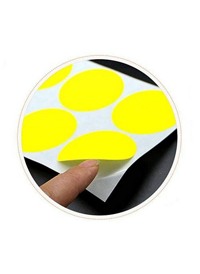 ericotry - 10 Sheets 960Pcs Labels Blank White Small Round Circle Essential Oil Bottle Cap Top Labels Stickers Perfect For Roller Bottles Sample Vials (White) - Image 1
