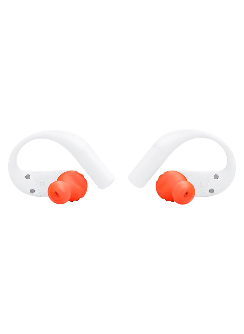 JBL Endurance Peak 4 Noise Cancelling Fully Wireless in-Ear Sports Earbuds with Bluetooth, 48 Hours Battery Life, TwistLock for a Secure Fit, IP68 Waterproof and Dustproof, JBL Pure Bass Sound white - Image 3