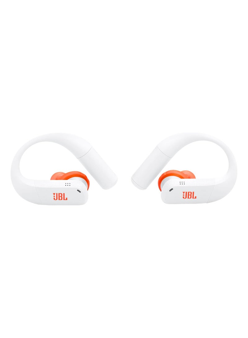 JBL Endurance Peak 4 Noise Cancelling Fully Wireless in-Ear Sports Earbuds with Bluetooth, 48 Hours Battery Life, TwistLock for a Secure Fit, IP68 Waterproof and Dustproof, JBL Pure Bass Sound white - Image 4