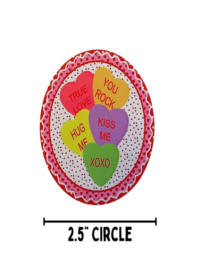 Lashicorn Anti-Valentine’s Day Valentine Circle Cardstocks for Freshie Cutouts 2.5” 32pk Mixed Heart Bulk Silicone Mold Conversation Supplies Aroma Beads Bake - Image 3