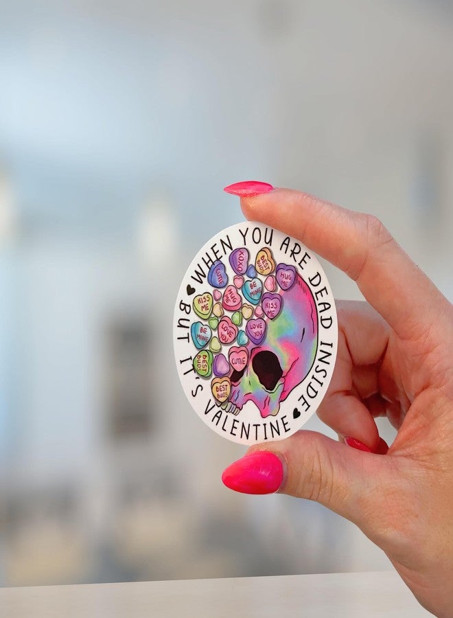 Lashicorn Anti-Valentine’s Day Valentine Circle Cardstocks for Freshie Cutouts 2.5” 32pk Mixed Heart Bulk Silicone Mold Conversation Supplies Aroma Beads Bake - Image 4