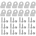 KPALAG 12 Sets 316 Stainless Steel Brake Fuel Line Clamps with Screw Compatible with Street Rod Truck Dune Buggy - Image 2