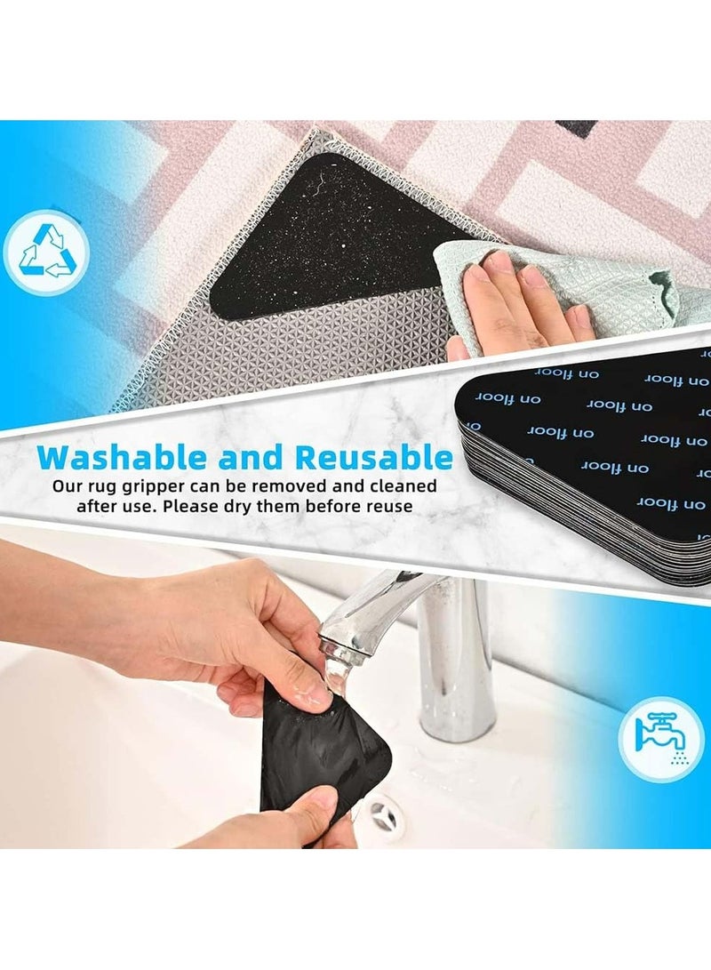 16 Pcs Reusable and Washable Black Grippers  - Image 5