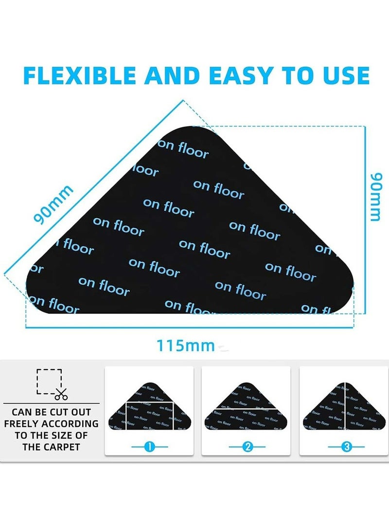 16 Pcs Reusable and Washable Black Grippers  - Image 2
