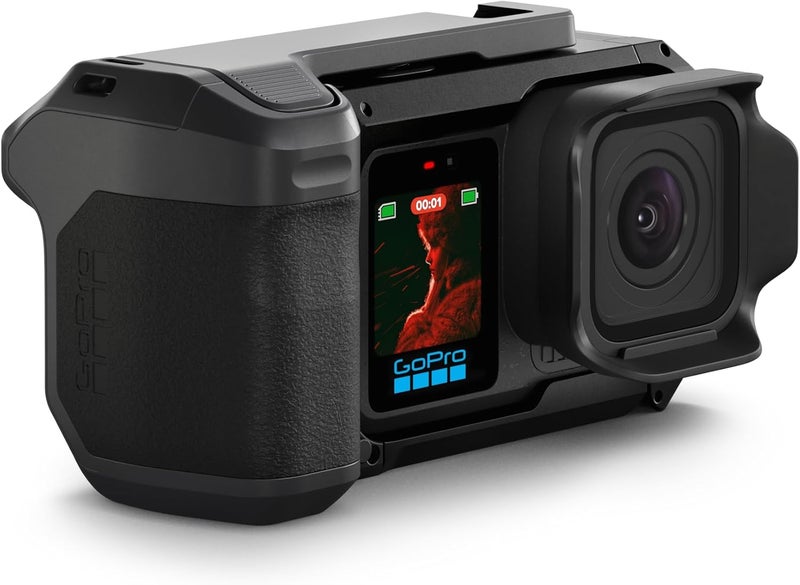 GoPro Mission 1 PRO Grip Edition - Digital Action Camera - 2150mAh Enduro 2 battery 50MP, 1-inch Type image sensor 8K Open Gate, Frame Grabs 44MP 4:3 8K videos using the GoPro Quik app, Bluetooth® audio - Image 3