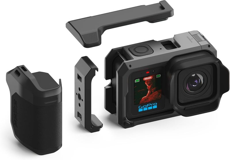 GoPro Mission 1 PRO Grip Edition - Digital Action Camera - 2150mAh Enduro 2 battery 50MP, 1-inch Type image sensor 8K Open Gate, Frame Grabs 44MP 4:3 8K videos using the GoPro Quik app, Bluetooth® audio - Image 2