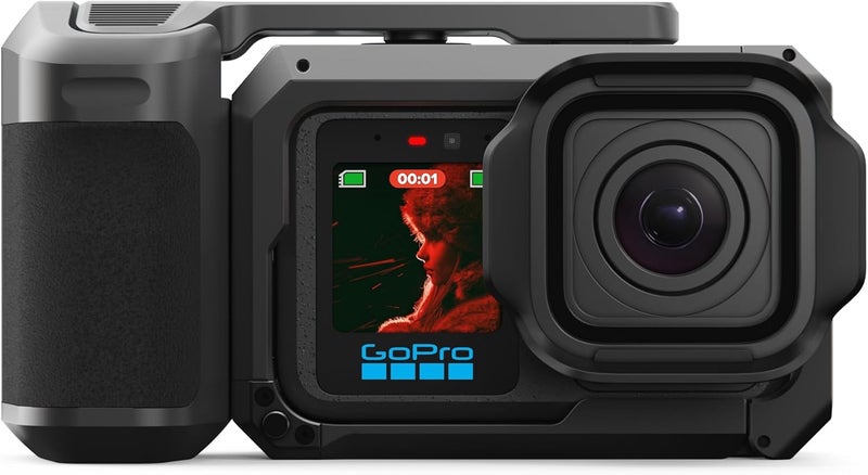 GoPro Mission 1 PRO Grip Edition - Digital Action Camera - 2150mAh Enduro 2 battery 50MP, 1-inch Type image sensor 8K Open Gate, Frame Grabs 44MP 4:3 8K videos using the GoPro Quik app, Bluetooth® audio - Image 1