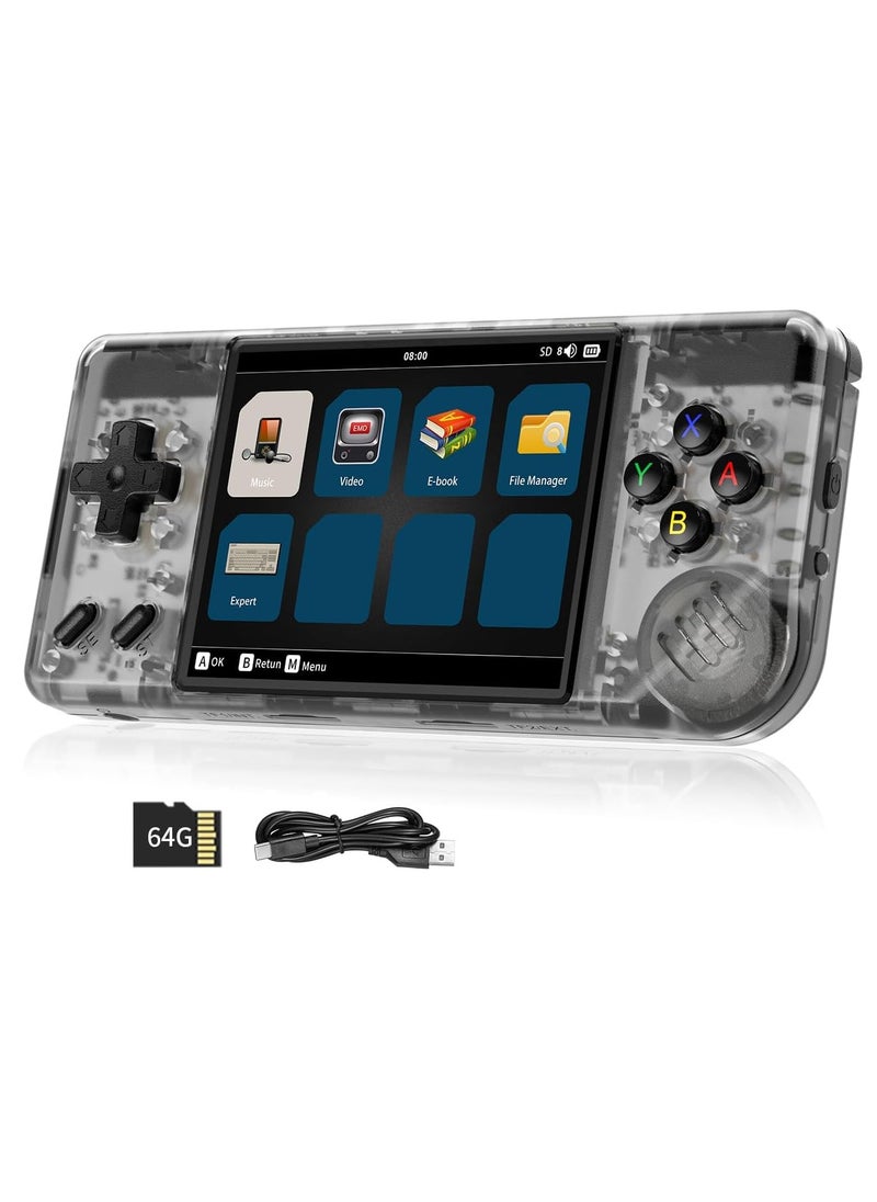 ANBERNIC  - ANBERNIC RG28XX Handheld Game Console 2.83 inch 640*480 IPS Screen Linux System 3100mAh Video Retro Player Support HDMI Output TV 2.4G Wireless/Wired Controller Supports Music Video Player (Black) - Image 1