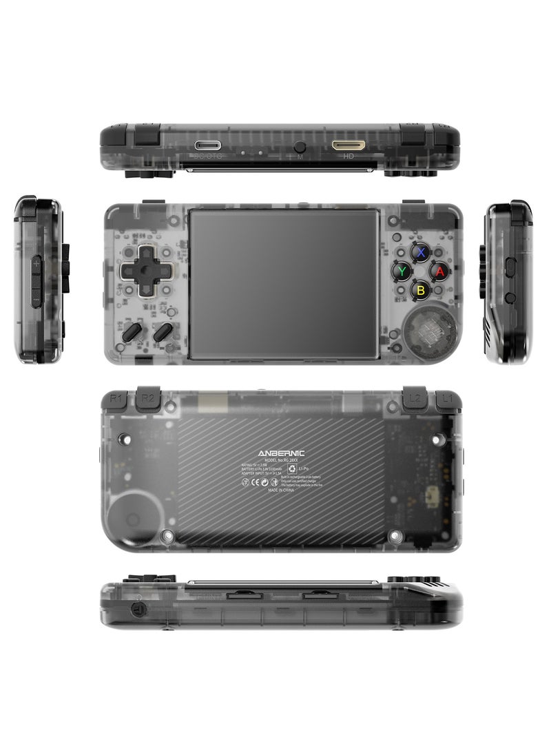 ANBERNIC  - ANBERNIC RG28XX Handheld Game Console 2.83 inch 640*480 IPS Screen Linux System 3100mAh Video Retro Player Support HDMI Output TV 2.4G Wireless/Wired Controller Supports Music Video Player (Black) - Image 1