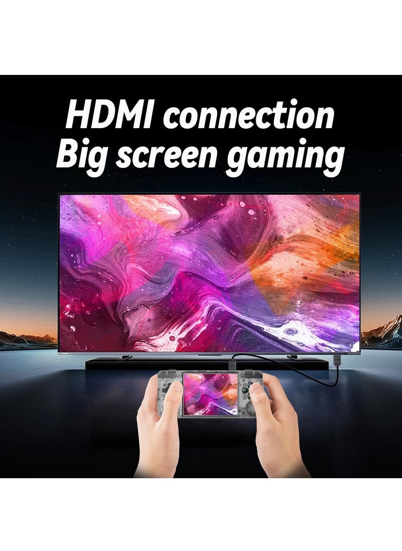 ANBERNIC  - ANBERNIC RG28XX Handheld Game Console 2.83 inch 640*480 IPS Screen Linux System 3100mAh Video Retro Player Support HDMI Output TV 2.4G Wireless/Wired Controller Supports Music Video Player (Black) - Image 1