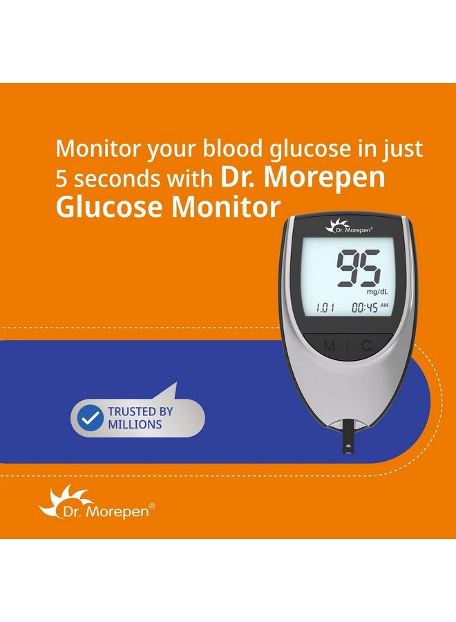 Dr. Morepen Bg-03 Gluco One Glucometer Combo, 50 Strips (Multicolor) - Image 3