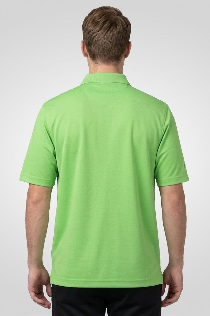 Ping Men Sportswear Fit Short Sleeve Outdoor Polo Shirt, Green - Image 4