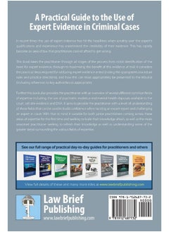 A Practical Guide to the Use of Expert Evidence in Criminal Cases  - Image 2