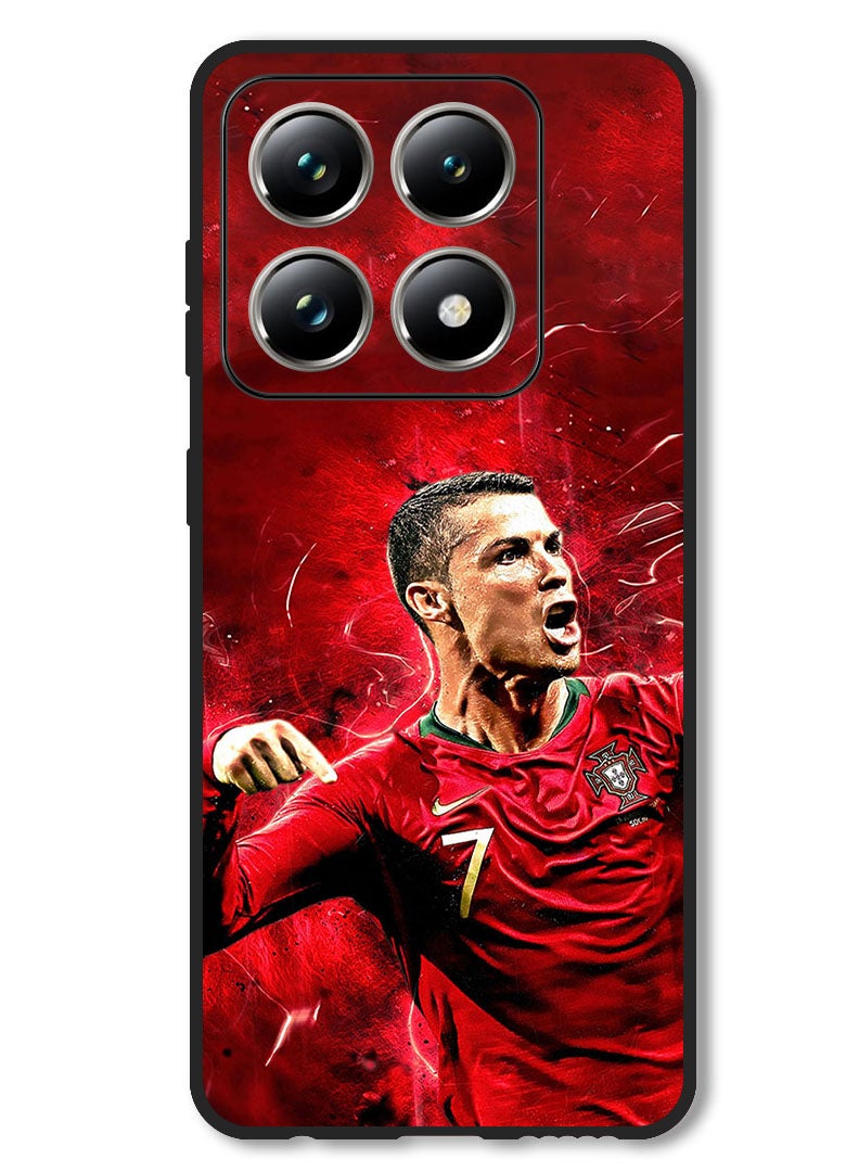 Theodor Case Compatible with Xiaomi 14T Protection Shockproof Bumper Cover Cristiano Ronaldo (2) - Image 1