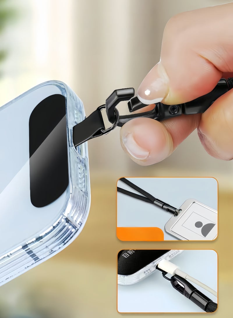 بلو هول حبل الهاتف متعدد الوظائف ، حبل الهاتف المحمول عبر الجسم العالمي ، حزام الكتف والرقبة متوافق مع معظم الهواتف الذكية - Image 2