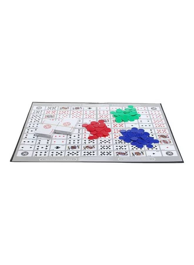 Sequence Strategy Board Game - Classic Card-Placement Game for Family Fun - Image 2