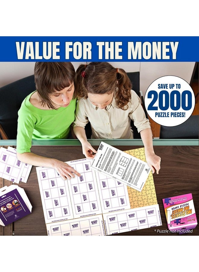 aGreatLife أوراق حفظ الألغاز اللاصقة AGREATLIFE 12 - حافظ على 2 × 1000 قطعة من الألغاز - بدون توتر وبدون فوضى - أوراق لاصقة للألغاز قابلة للإزالة واللصق (12 ورقة لغز مع 4 حاملات لاصقة) - Image 4